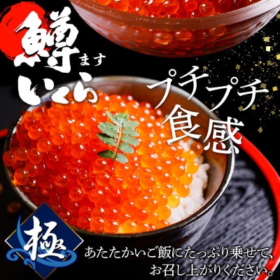 鱒いくら醤油漬け 約100g×4個 計400g 北海道 弟子屈町 2486
