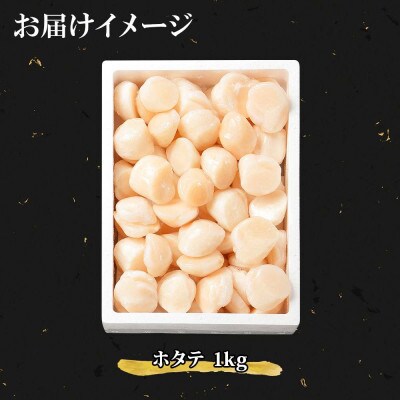 【のし付】【数量限定】ほたて貝柱 1kg×1個 北海道 弟子屈町 1549