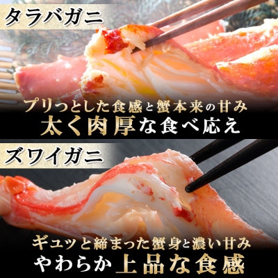 【のし付】四大蟹 タラバ足 ズワイ足 毛蟹 花咲蟹 セット 蟹ハサミ付 北海道 弟子屈町 2120