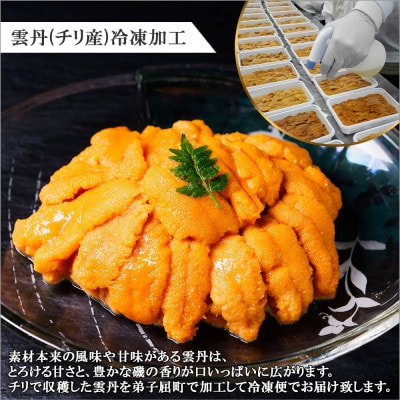 【のし付】黒毛和牛 A4-A5等級 霜降り ローストビーフ うに チリ産 北海道弟子屈町 2069