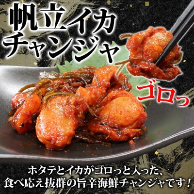 ホタテ・イカチャンジャ100g×3個セット ご飯のお供 海鮮 北海道 弟子屈町 2945