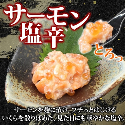 サーモン塩辛 120g瓶 ×3個 ご飯のお供 海鮮 3113