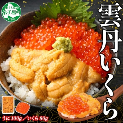 ウニ100g いくら醤油漬け 80g 北海道 弟子屈町 3491