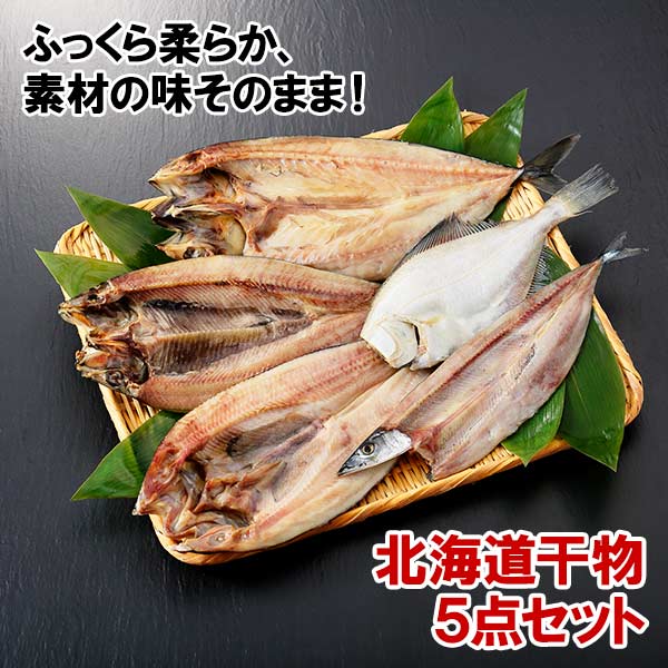【2023年5月下旬発送】【のし付】加藤水産のピチピチ造り干物 5種 北海道 弟子屈町 1319