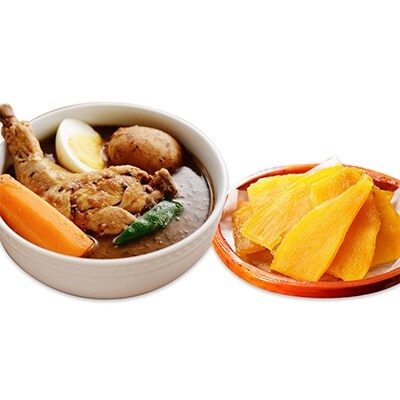【北海道復興福袋】 丸ごとチキンレッグ スープカレー&干し芋 詰め合わせセット 472