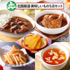 【北海道】厳選 美味しいものAセット カレー2種&amp;オニオンスープ&amp;干し芋&amp;かりんとう 483