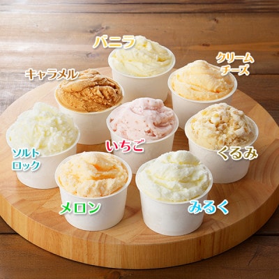 【のし付】北海道 新鮮 アイスクリーム 食べ比べ 8個 手作り ジェラート 北国B 1334