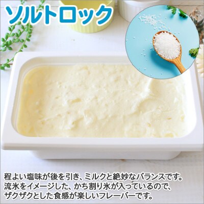 【のし付】【北海道】業務用 アイスクリーム ソルトロック 2L 手作り ジェラート 613