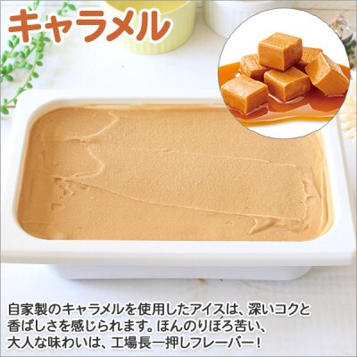 【北海道】業務用 アイスクリーム キャラメル 2L 手作り ジェラート 612
