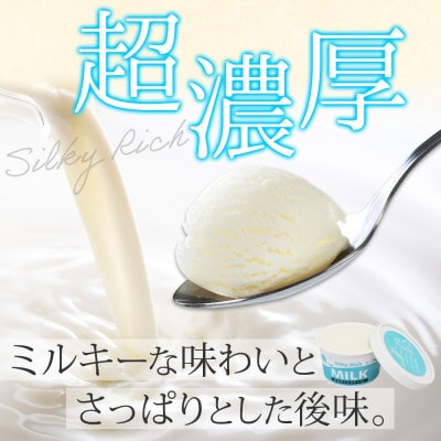 牧之瀬牧場 自家製アイス 濃厚ミルク 90ml 12個 生乳 北海道 弟子屈町 3139