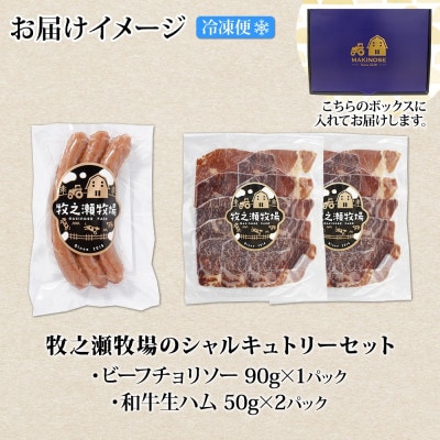 牧之瀬牧場 シャルキュトリーセット(チョリソー・ 牛生ハム) 3227