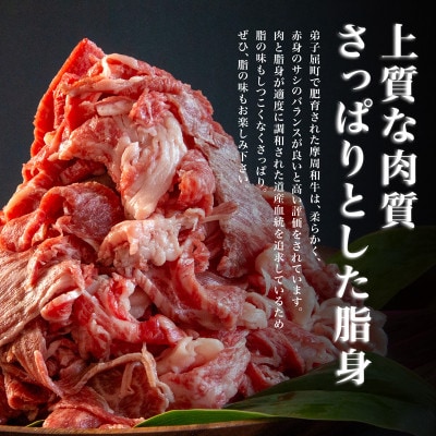 摩周和牛 切り落とし 1kg(250g×4パック)【冷凍】