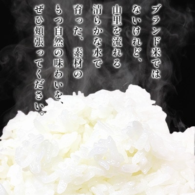 【美味しい水が育んだお米!】諸塚村産ヒノヒカリ精米5kg×4袋入