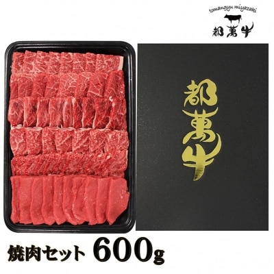 【12月発送】都萬牛　黒毛和牛　焼肉セット  600g[1163]