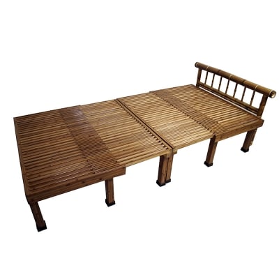 竹家具専門店【梅里竹芸】ベンチベッド[2718] 