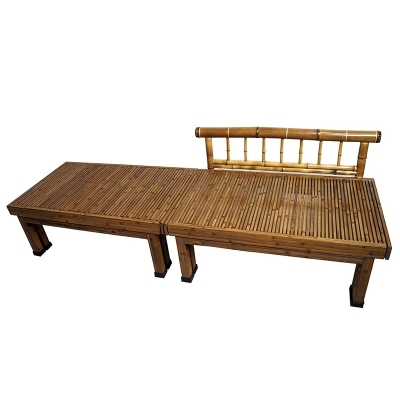 竹家具専門店【梅里竹芸】ベンチベッド[2718] 