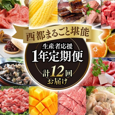 【季節の定期便】西都まるごと堪能セット(令和6年12ヶ月定期便)[1382]