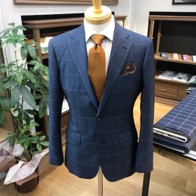 セミハンドメイドオーダースーツ(メンズ・レディース)イタリア生地 マルラーネ/カノニコ他[2576]