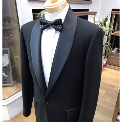 セミハンドメイドオーダー『タキシードスーツ』(メンズ・レディース)イタリア製、国産生地[2578]