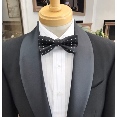 セミハンドメイドオーダー『タキシードスーツ』(メンズ・レディース)イタリア製、国産生地[2578]