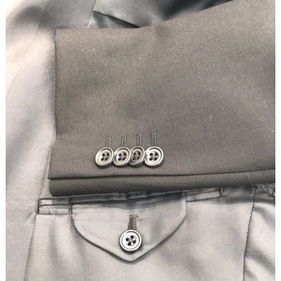 セミハンドメイドオーダー『タキシードスーツ』(メンズ・レディース)イタリア製、国産生地[2578]