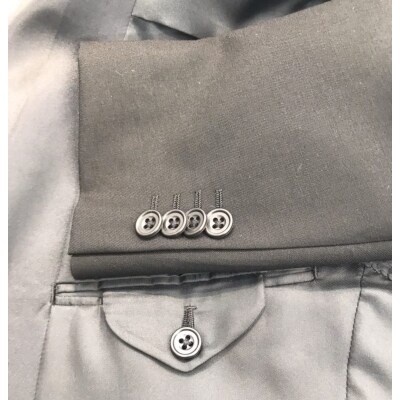 セミハンドメイドオーダー『タキシードスーツ』(メンズ・レディース)イタリア製、国産生地[2578]