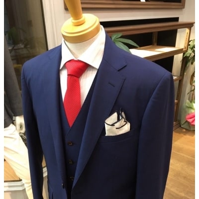 【セミハンドメイドオーダー3ピーススーツ】イタリア製生地『15milmil エルメネジルド ゼニア』