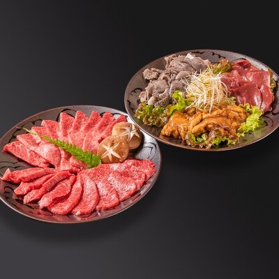 宮崎和牛 齋藤牛 【計約900g】焼肉&ホルモン ファミリーセット[2254]