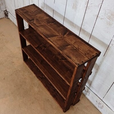 【天然無垢材】ディスプレイシェルフ Interior G-S-S[2368]