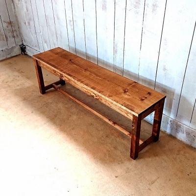 【天然無垢材】ダイニングベンチ Interior G-S-S[2369]