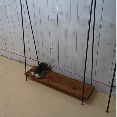 【天然無垢材】ハンガーラック　インダストリアル　Interior G-S-S[2372]