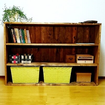 【天然無垢材】キッチンシェルフ　Interior G-S-S[2379]