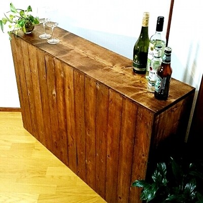 【天然無垢材】キッチンシェルフ　Interior G-S-S[2379]