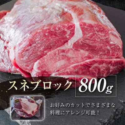 宮崎牛　スネブロック800g[2119]