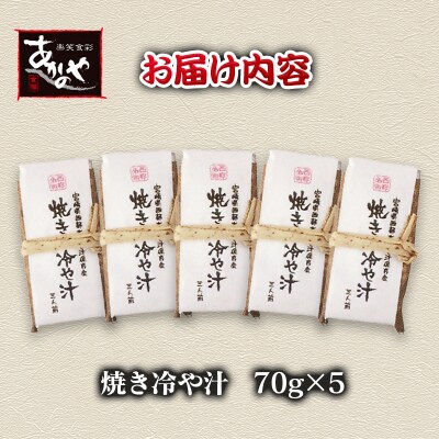 食事処『あかのや』焼き冷汁3人前×5パック「宮崎の郷土料理」[1074]