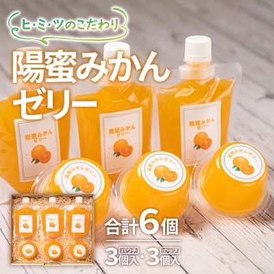 西都市産陽蜜みかん使用!陽蜜みかんゼリー詰合せセット[2434]