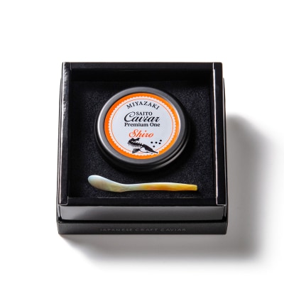 SAITO CAVIAR PREMIUM ONE SHIRO12g西都キャビア[2752]