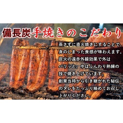 【土用の丑の日企画】炭火焼一筋「うなぎの入船」かば焼3尾(熟成たれ付)国産うなぎ[1236]