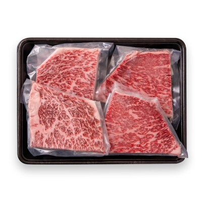 宮崎牛モモステーキ計400gA4等級以上(4枚)　ya[2946]