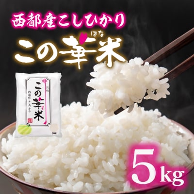 令和7年産 こしひかり5kg『この華米』[2877]