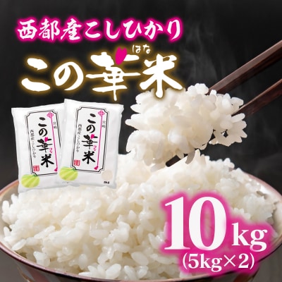 令和7年産 こしひかり10kg(5kg×2)『この華米』[2879]