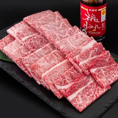 宮崎県産黒毛和牛霜降り焼肉タレセットA 肩ロース500g ミヤチク[2849]