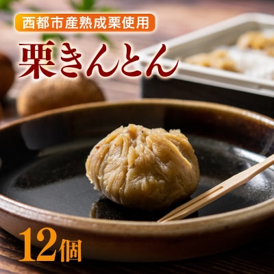 【年末発送】低温熟成栗使用!栗きんとん 6個入り×2 合計12個【先行受付】[2324]