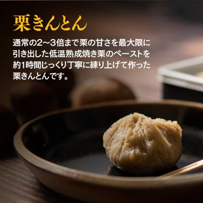 【年末発送】低温熟成栗使用!栗きんとん 6個入り×2 合計12個【先行受付】[2324]