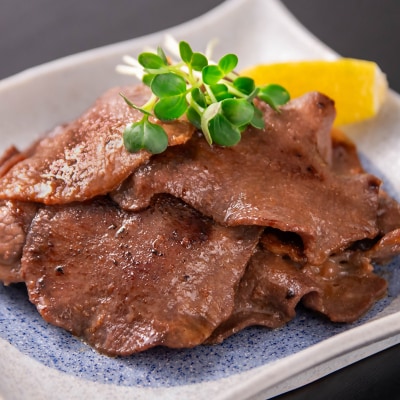 特製醤油ダレ薄切り牛タン1.2kg(300g×4)味付きBBQ/焼肉/タレ[2926]