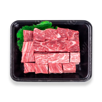 宮崎和牛ヒレサイコロステーキ計300g　宮崎県産牛肉ya[3342]