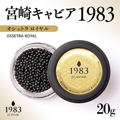 MIYAZAKI CAVIAR1983オシェトラロイヤル 20g「国産」ジャパンキャビア[2764]