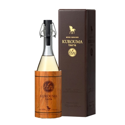 【父の日ギフト】本格麦焼酎KUROUMA taru 40度720ml神楽酒造/長期貯蔵酒[3090]