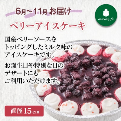 『morino-fu』ケーキ&アイスクリーム バラエティセット[3174]