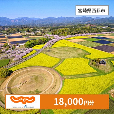 【じゃらんふるさと納税クーポン】 宮崎県西都市でつかえる18,000円 クーポン